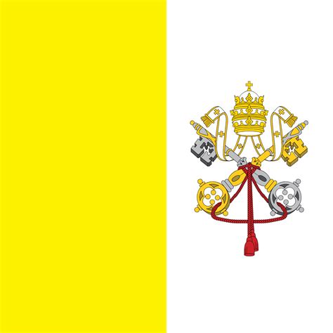 Flag Of Vatican City Holy See