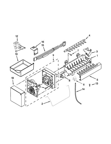 Need a pdf download service manual? Whirlpool model WRF540CWBM01 bottom-mount refrigerator ...