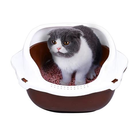 Top Selling Cat Litter Semi Enclosed Cat Litter Box With