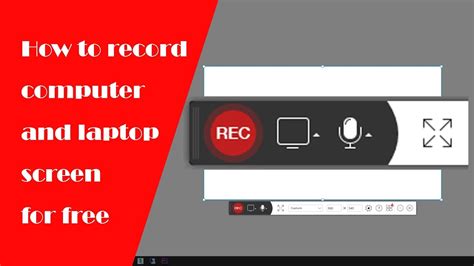 How can i fix this? How to record computer and laptop screen for free - YouTube