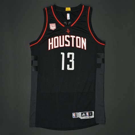 All the best houston rockets gear and collectibles are at the official online store of the nba. James Harden - Houston Rockets - Game-Worn Black Alternate ...