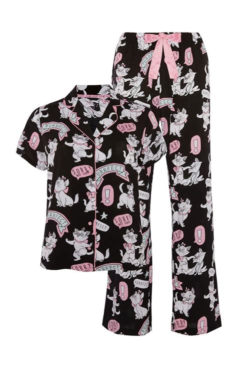 primark pyjama met aristocats print girls activewear cute pajama sets women nightwear dresses