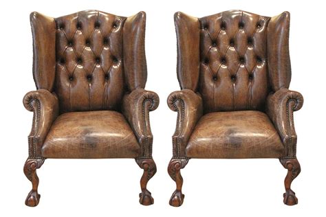 Never miss new arrivals that match exactly what you're looking for! Ralph Lauren Leather Wingchairs | Leather wingback chair ...