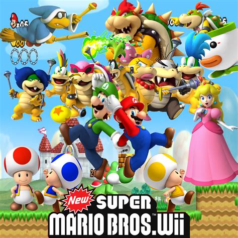 New Super Mario Bros Wallpaper Wallpapersafari