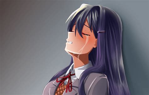Yuri S Eyes Bulge Out After Crying For 168 Hours Sorry I Ll Leave Now Ddlc