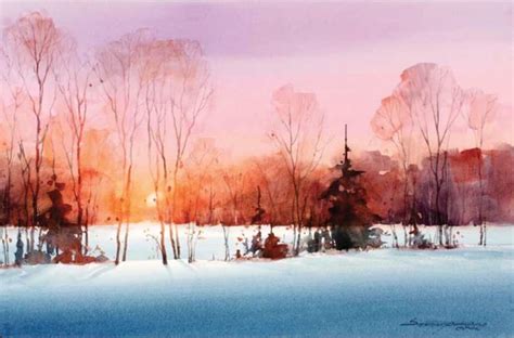 4 Free Watercolor Landscape Tutorials Watercolorlandscapes