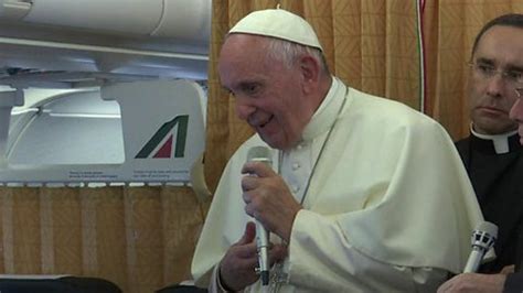 Pope Francis Says Church Should Apologise To Gay People Bbc News