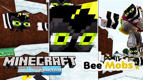 Littlebigplanet Minecraft Mash Up Pack Bee Mobs Youtube