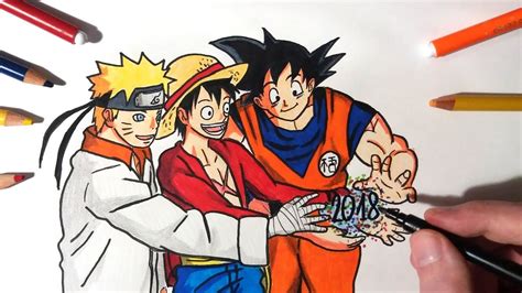 Epic Luffy Goku Naruto Ichigo Natsu Fairy Tail