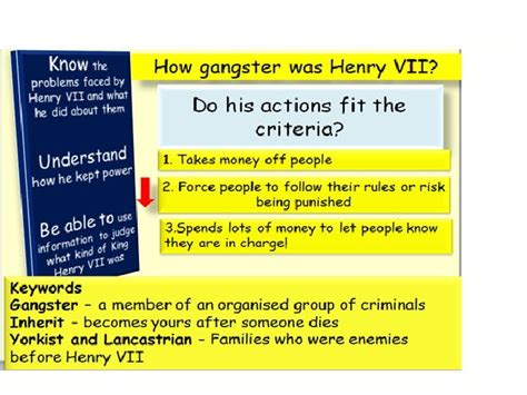 Did Henry Vii Really Act As A Gangster Teaching Resources