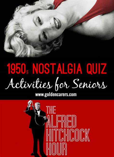 Most seniors will not suffer from dementia, and like my grandfather, will remember details and memories vividly even until their last days. Baby Boomers Nostalgia Quiz - 1950s