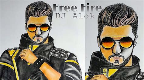 How To Draw Free Fire Alok Michele Tajariol