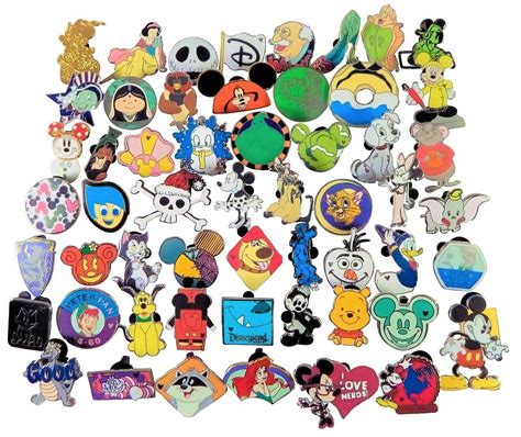 Disney Pin Trading Assorted Pin Lot Brand New Pins No Doubles Tradable Ebay