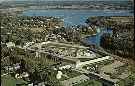 Aerial View Of Maine State Prison With Georges River And Harbor