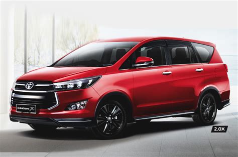 The compact mpv is the perennial family car that offers utmost practicality without breaking the bank, picking up where toyota auvs. Malaysia gets sporty-looking Toyota Innova 2.0X | Autodeal