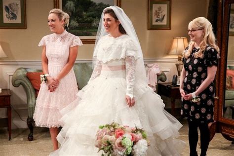 Big Bang Theory See Photos From Sheldon And Amys Wedding