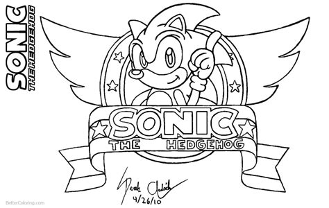 Printable Sonic Coloring Pages Free Sonic Coloring Pages For Boys
