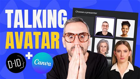 Create A Talking Avatar With D Id And Canva Youtube