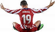 Alvaro Morata Atlético Madrid football render - FootyRenders