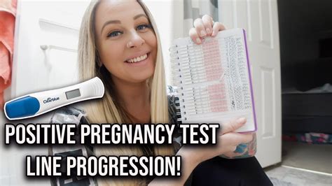 Positive Pregnancy Test Line Progression 2021 From Ovulation To Bfp At 10 Dpo 19 Dpo Youtube