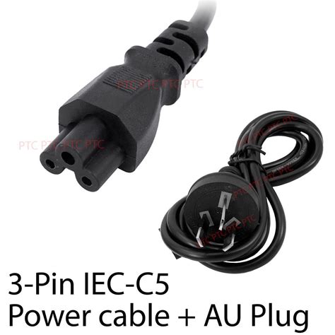 12m 3 Pin Prong Mickey Mouse Plug To Iec C5 Au Power Cable Cord Lead
