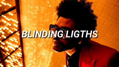 The Weeknd Blinding Lights Letra Youtube