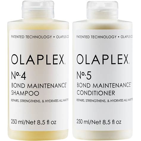Olaplex No 4 Bond Maintenance Shampoo And No 5 Conditioner For Repairing