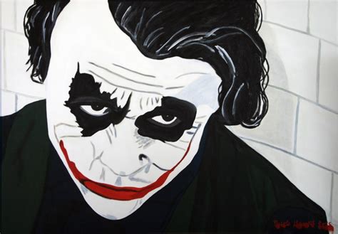 Der Joker Aus Der Batman Reihe Gespielt Von Heath Ledger Foto And Bild Kunstfotografie