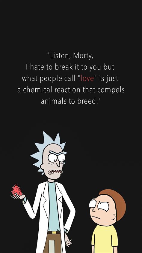 Deep Rick And Morty Quotes Love Easy Qoute