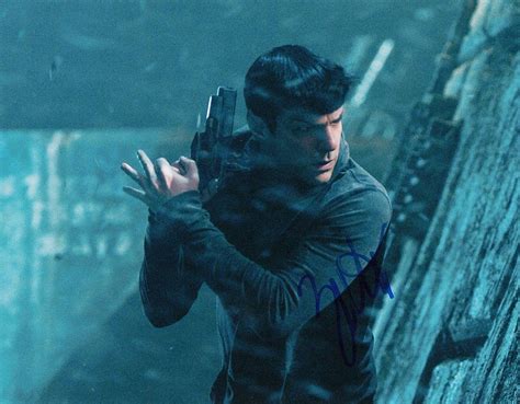 Zachary Quinto Signed Star Trek Into Darkness 8x10 Photo W Coa 7 Spock Movie Photos At Amazon
