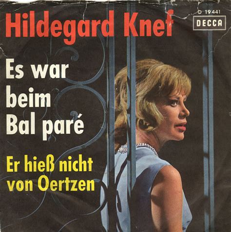 Artiste Hildegard Knef Page