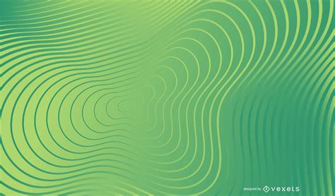 Green Wavy Lines Abstract Background Vector Download
