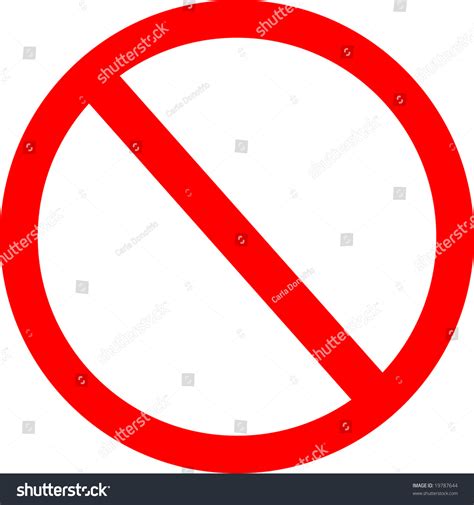 Found a problem with t. No/Not Allowed Sign Stock Photo 19787644 : Shutterstock
