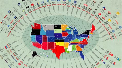 Infographic The Largest Company In Each State By Revenue