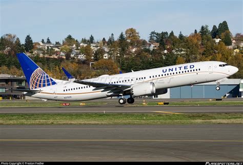 N37508 United Airlines Boeing 737 9 Max Photo By Preston Fiedler Id