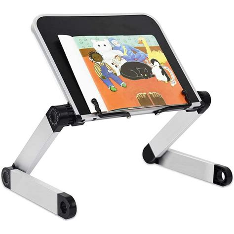 Book Stand For Reading Adjustable Textbook Stand Ergonomic Bed Book