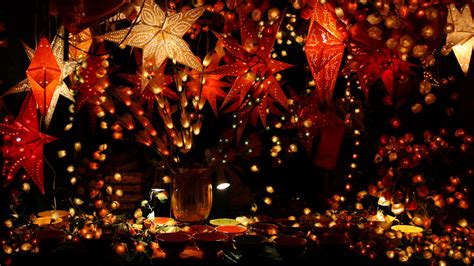 Christmas is not as much about opening presents, as it is. Download wallpaper 1920x1080 garlands, decoration ...