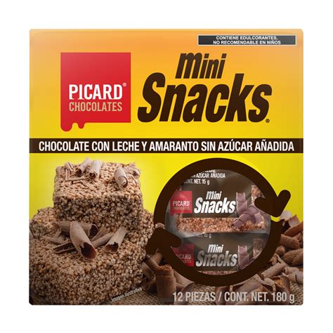 Mini Snacks Picard Amaranto Con Chocolate 180g Justomx