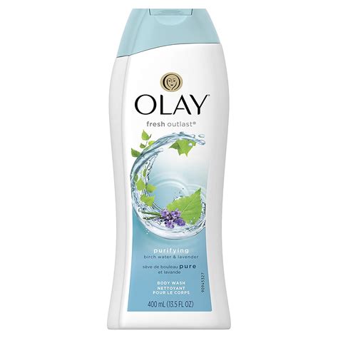 Buy Olay Fresh Outlast Purifying Birch Water And Lavender Body Wash 135