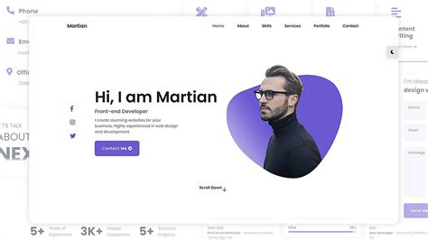 Complete Responsive Personal Portfolio Website Using Html CSS Javascript YouTube