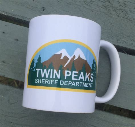 Twin Peaks Sheriff Tea Coffee Mug Cup Gift Idea Etsy Uk