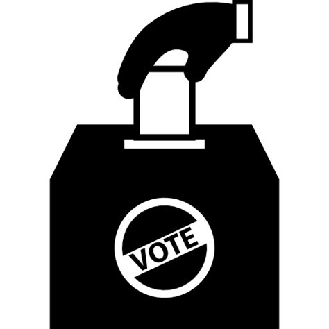 Download free static and animated election vector icons in png, svg, gif formats. Man holding the vote paper on the box - Free icons