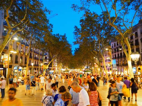 Las Ramblas The Most Famous Street In Barcelona