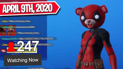 New Deadpool Raven And Cuddle Team Leader Viewers React To Fortnite Item Shop [april 9th