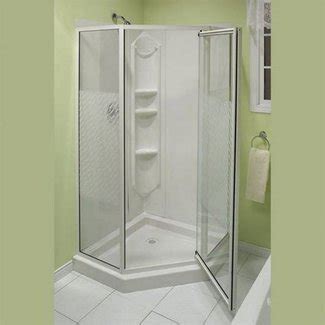Has a thick 1/4″ clear glass panel with a chrome finish shower base not included. Corner Shower For Small Bathroom You'll Love in 2021 ...