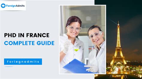 Phd In France Complete Guide Foreignadmits B2b Student Admission