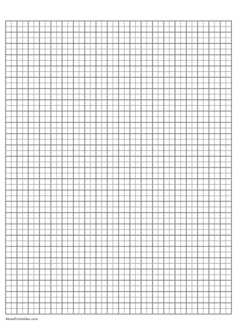 Printable 2 Squares Per Centimeter Gray Graph Paper For A4 Paper