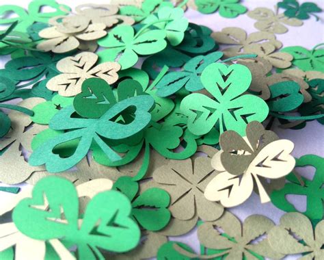 St Patricks Day Shamrock Confetti By Rosie And The Boys