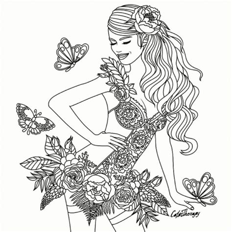 Recolor Adult Coloring Pages People Coloring Pages