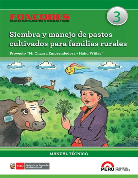 Siembra Y Manejo De Pastos Cultivados Para Familias